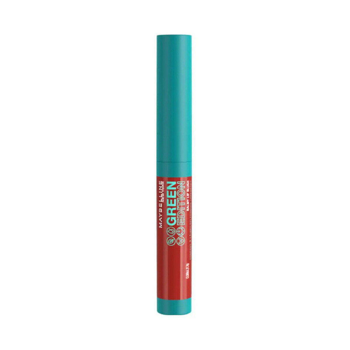 Maybelline New York  Balmy Lip Blush Green Edition Lipstick - 10 Sandalwood  Červená