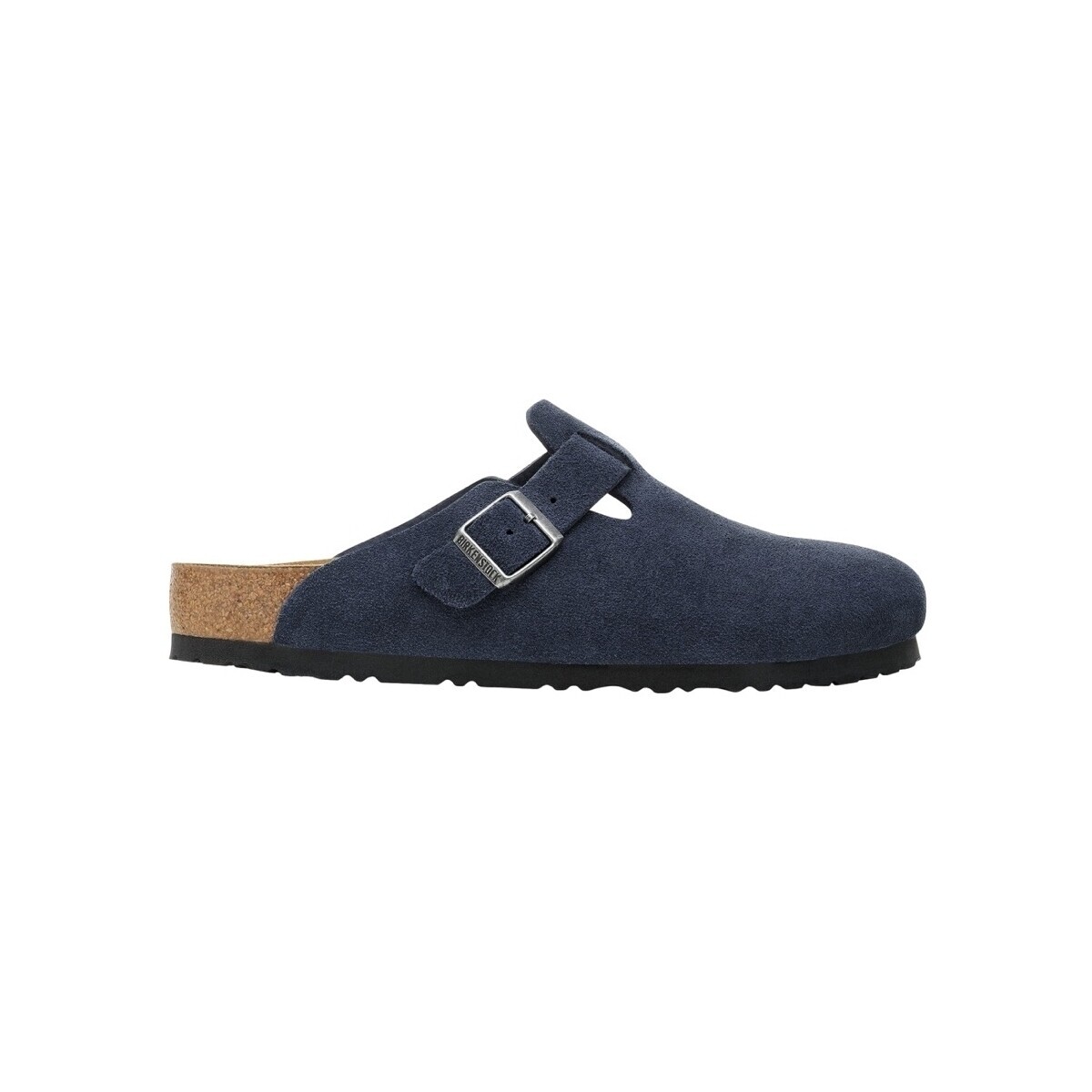 BIRKENSTOCK  Boston Suede Leather Narrow - New Navy  Modrá