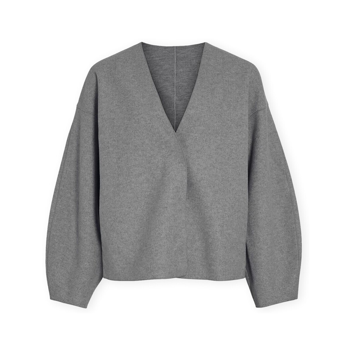 Vila  Noos Juice Loose Jacket - Medium Grey Melange  Šedá