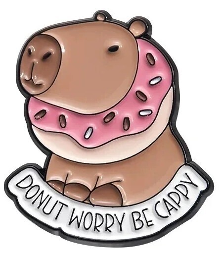 Odznáčky Kapybara - Donut