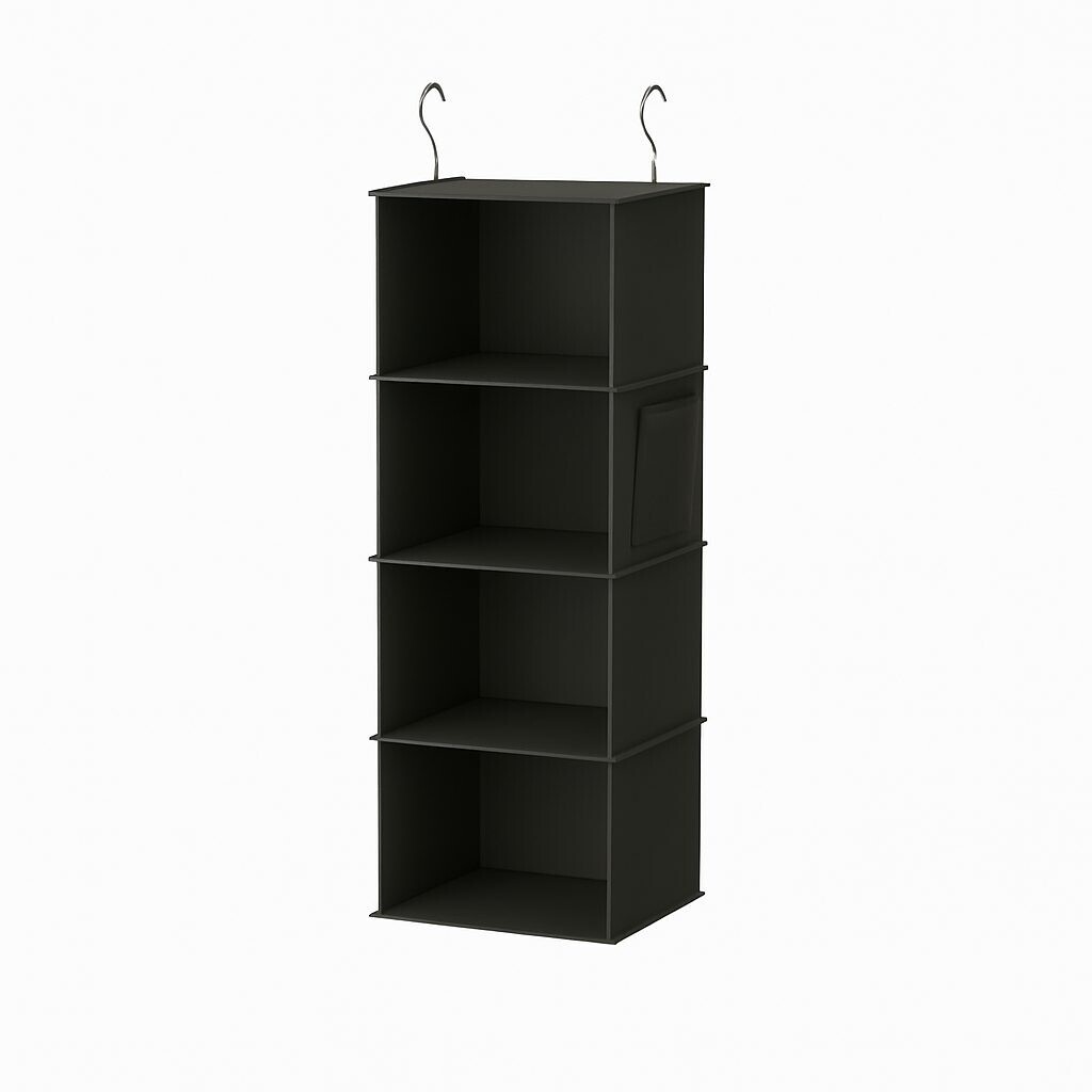 Závěsný box se čtyřmi patry - Černý