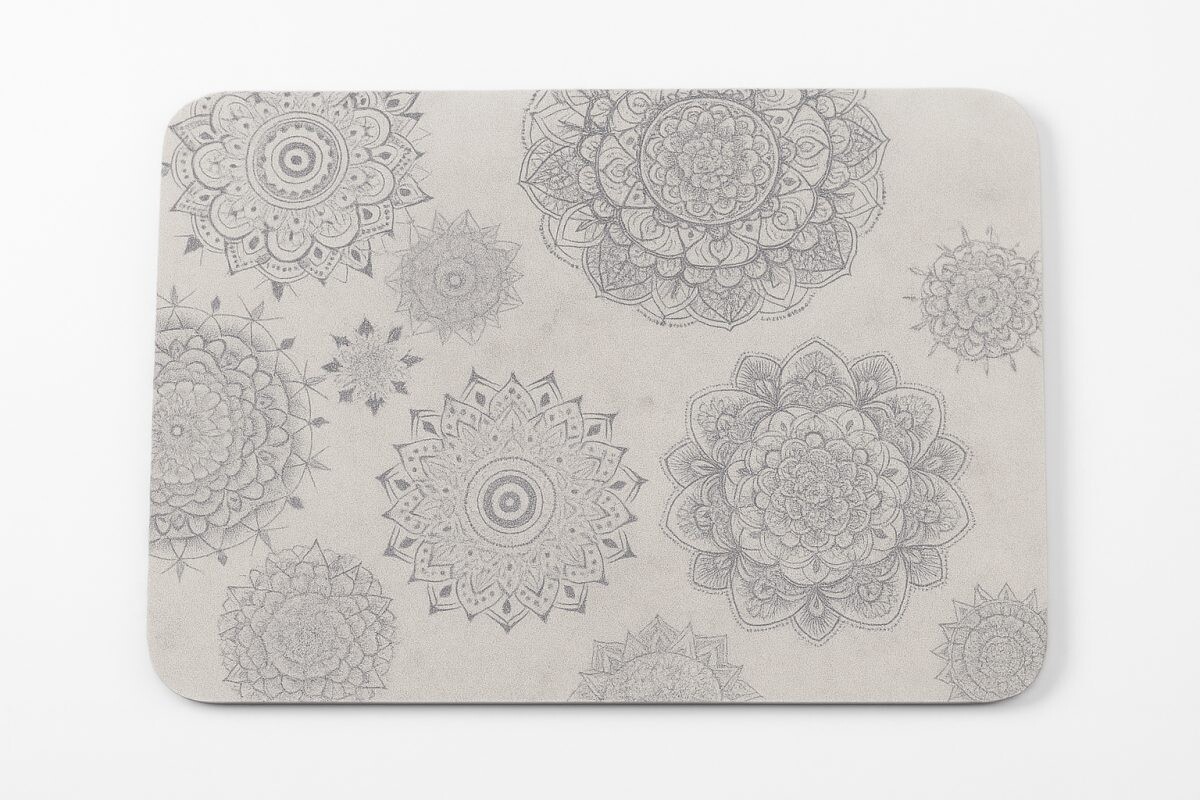 Savá protiskluzová podložka 40 x 50 cm - Bílá