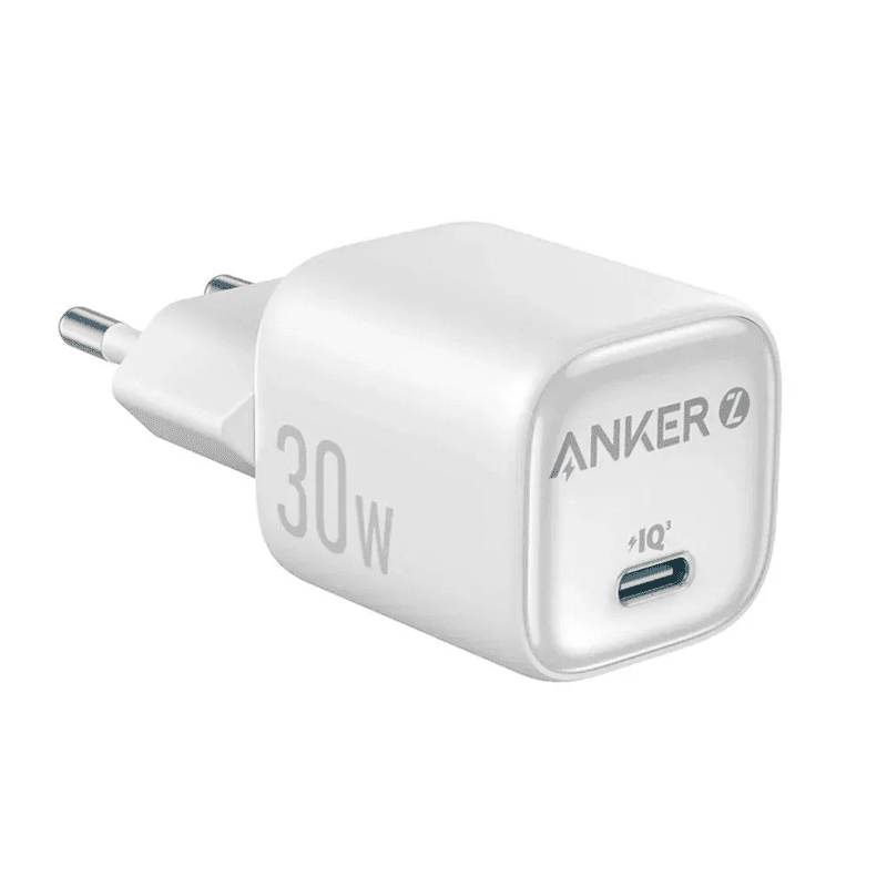 Anker Zolo 30W, USB-C Nabíječka do sítě bílá