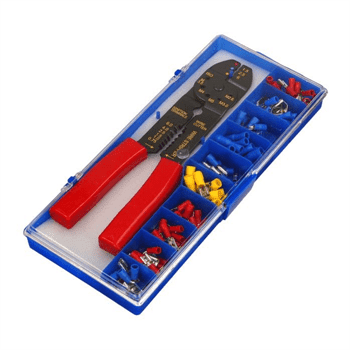 Sada konektorů a kleští ORNO OR-AE-13136, 10x10, fastony, oka