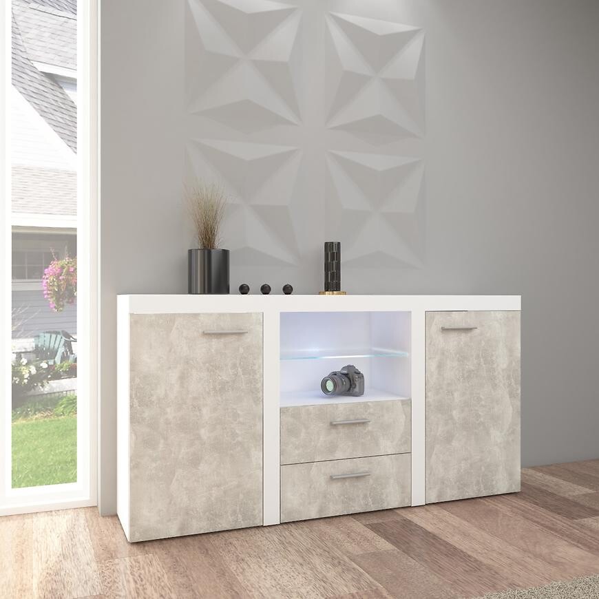 Komoda Rumba 156cm Beton