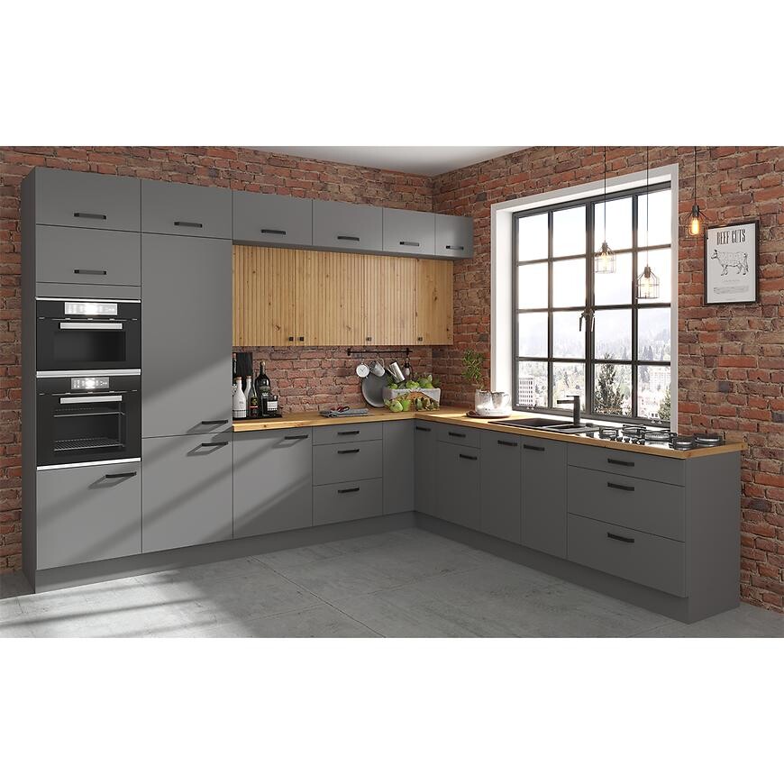 Kuchyňská Skříňka AVA dub artisan/antracit 50d 1f 1s bb