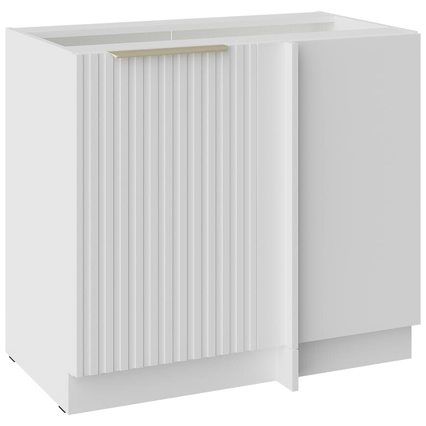 Kuchyňská Skříňka Tuluza 105 ND 1F BB bíly mat lamel