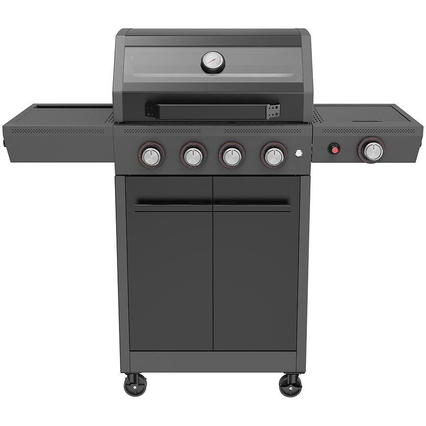Mercado plynový gril Luxe black 4+1  15kw