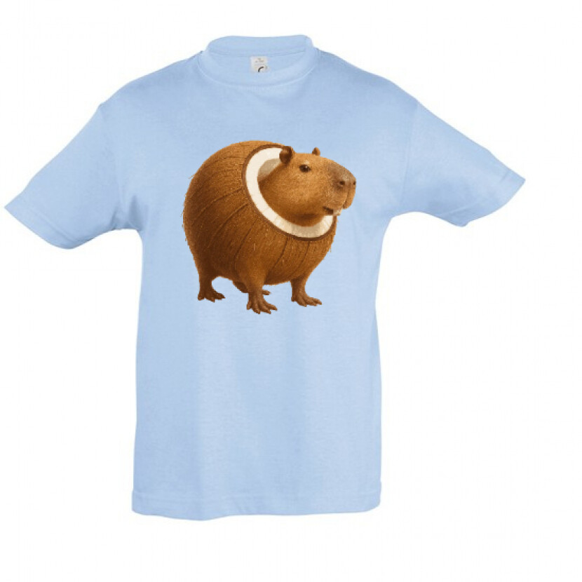 Triko dětské Brainrot Bobrini Cocosini - světle modré, 2-3 roky