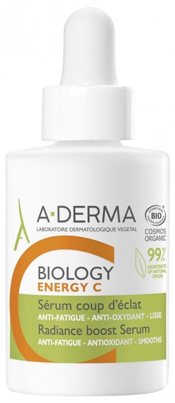 A-DERMA Rozjasňující pleťové sérum Biology Energy C (Radiance Boost Serum) 30 ml