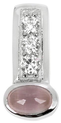 Silver Cat Stříbrný přívěsek s kočičím okem Colored stones SC175
