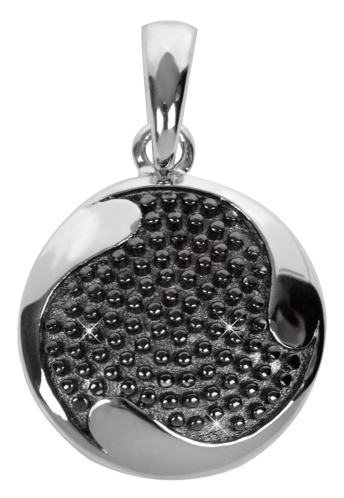 Silver Cat Stříbrný přívěsek s černými zirkony SC086