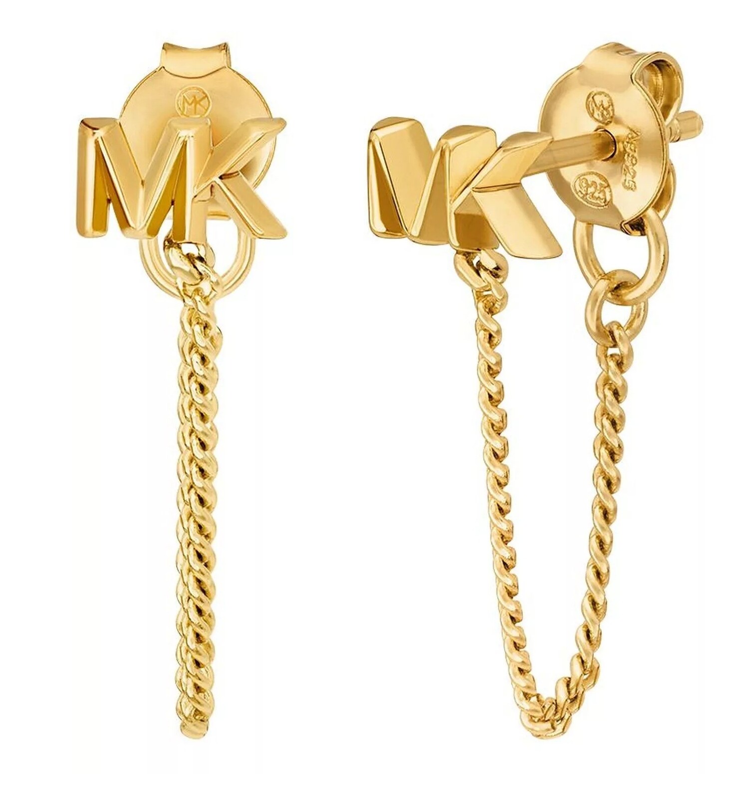 Michael Kors Fashion pozlacené visací náušnice Premium MKC1782710