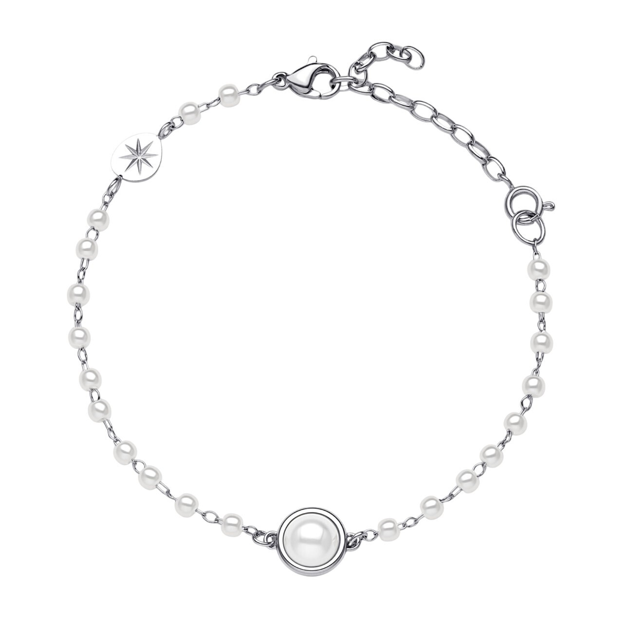 Brosway Perličkový náramek z oceli Essential BNL135