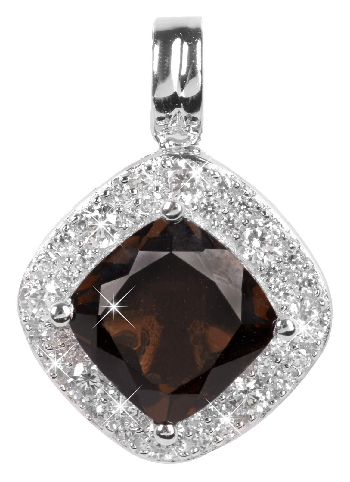 Silver Cat Jemný stříbrný přívěsek Colored stones SC131