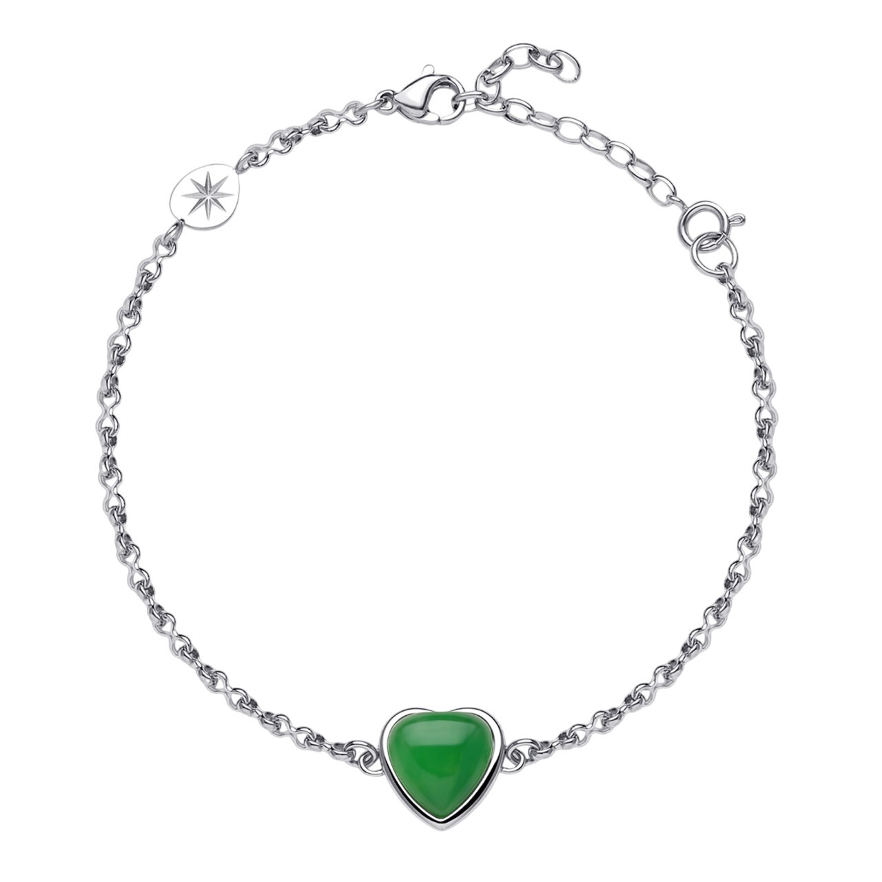 Brosway Romantický dámský náramek s jadeitem Essential BNL139