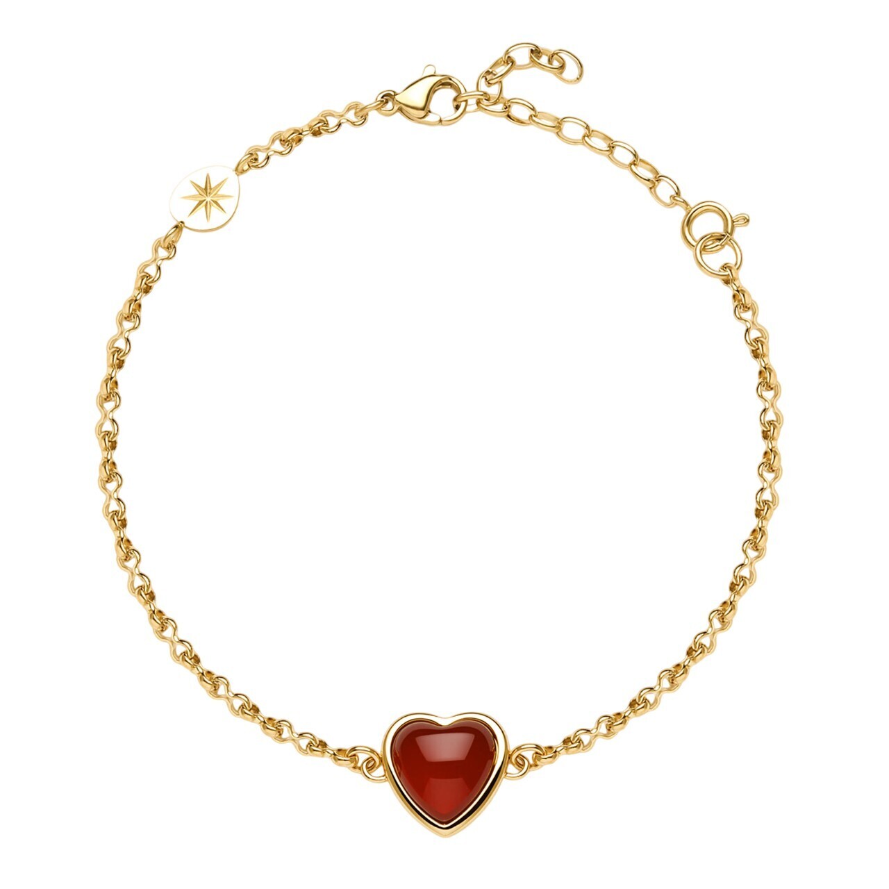 Brosway Romantický pozlacený náramek s achátem Essential BNL140