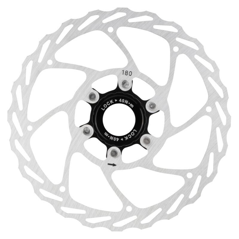 Force Kotouč brzdový 180 mm, CENTER LOCK, stříbrný