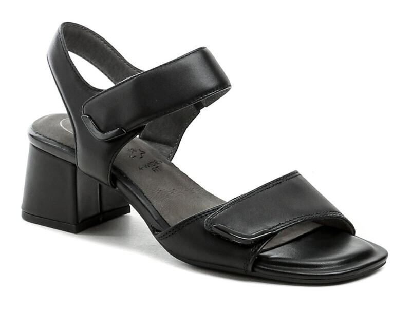 Tamaris Comfort 8-88317-44 černé dámské sandály na podpatku