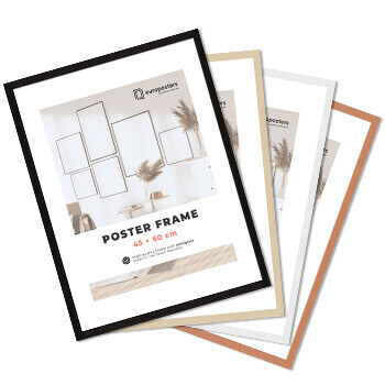 DEBEX (RAMEX) Rám na plakát 45×60 cm, Dub – Dřevo
