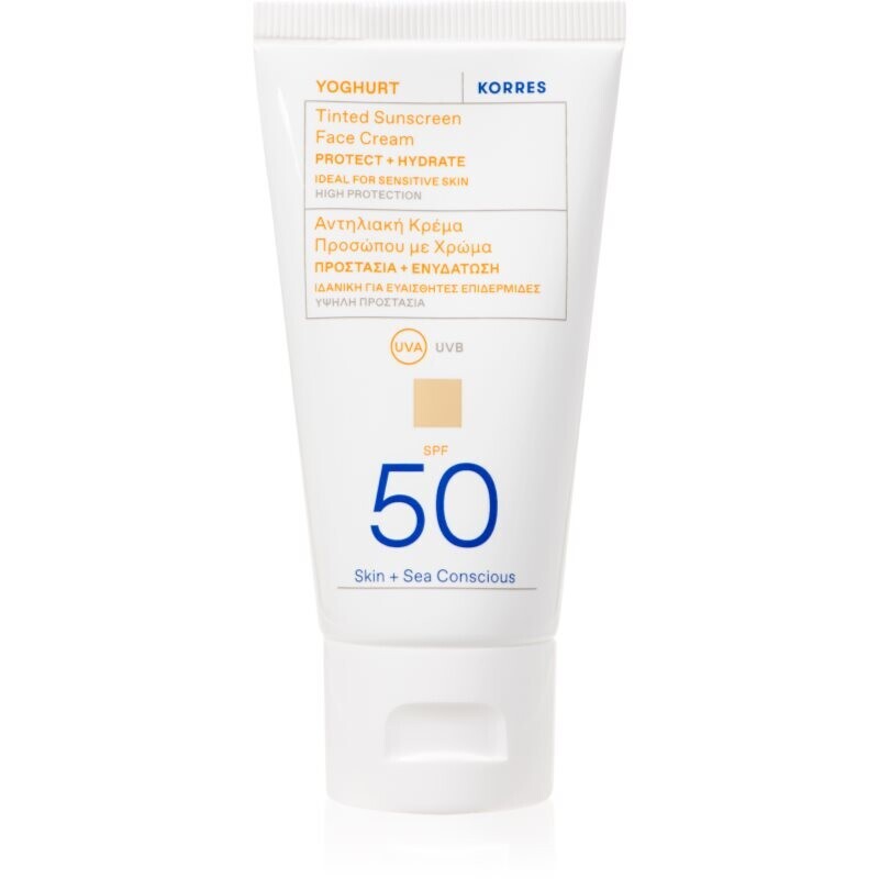Korres Yoghurt Tinted Sunscreen tónovací opalovací krém SPF 50 150 ml