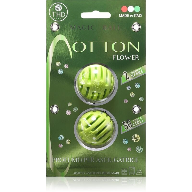 THD Cotton Flower vonné kuličky do sušičky 2 ks