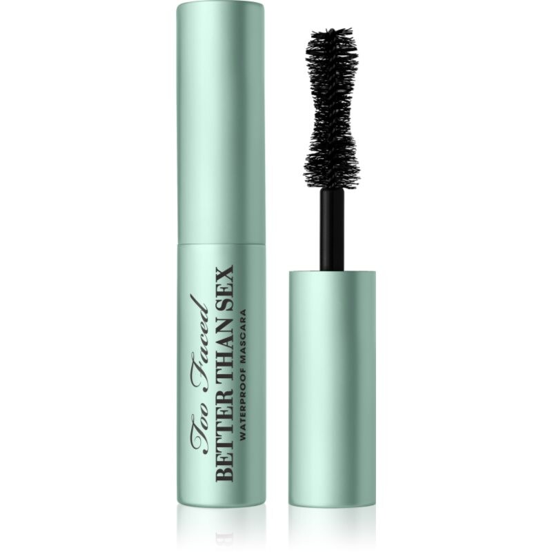 Too Faced Better Than Sex Waterproof Mascara Travel Size voděodolná řasenka pro objem a zahuštění řas 4.8 g