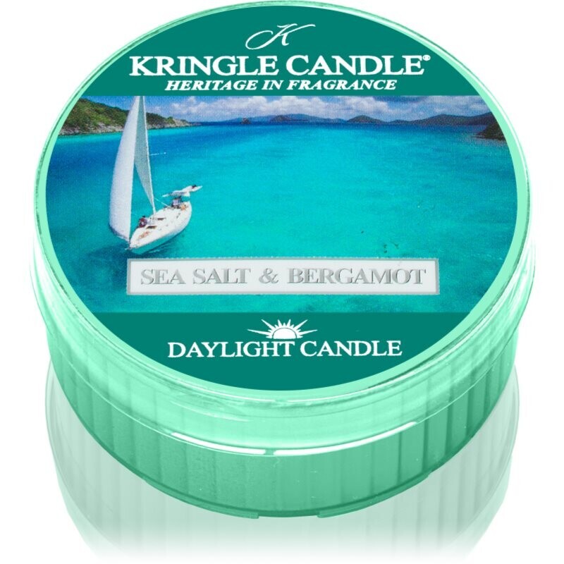 Kringle Candle Candle Sea Salt & Bergamot čajová svíčka 42 g
