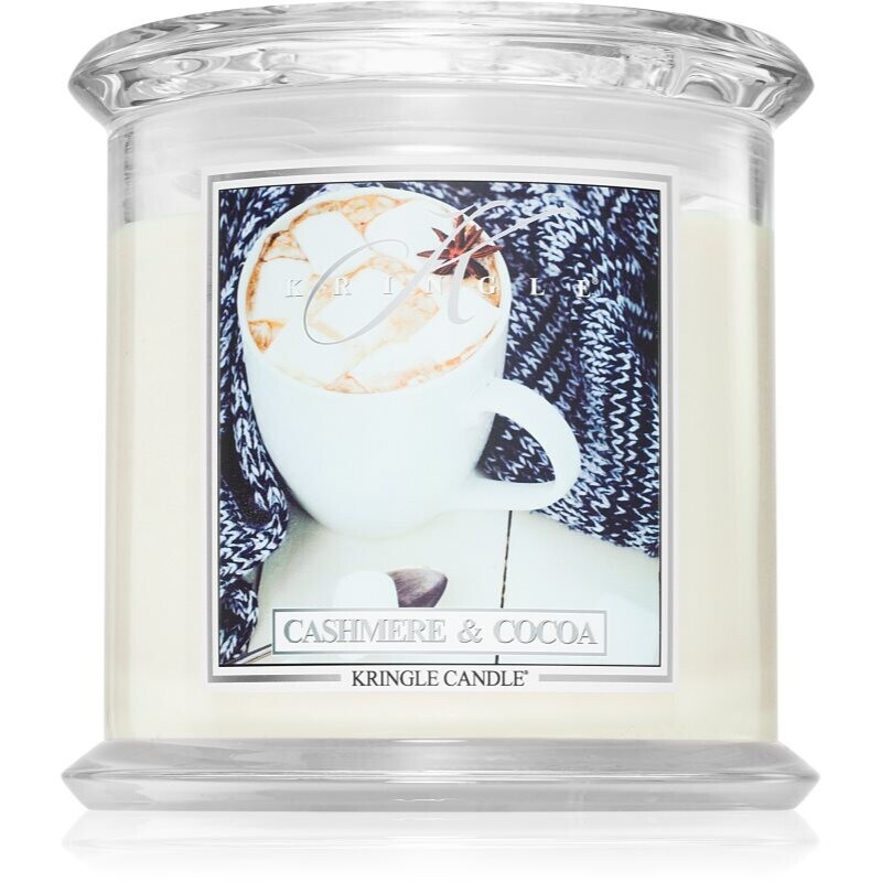 Kringle Candle Cashmere & Cocoa vonná svíčka 907 g