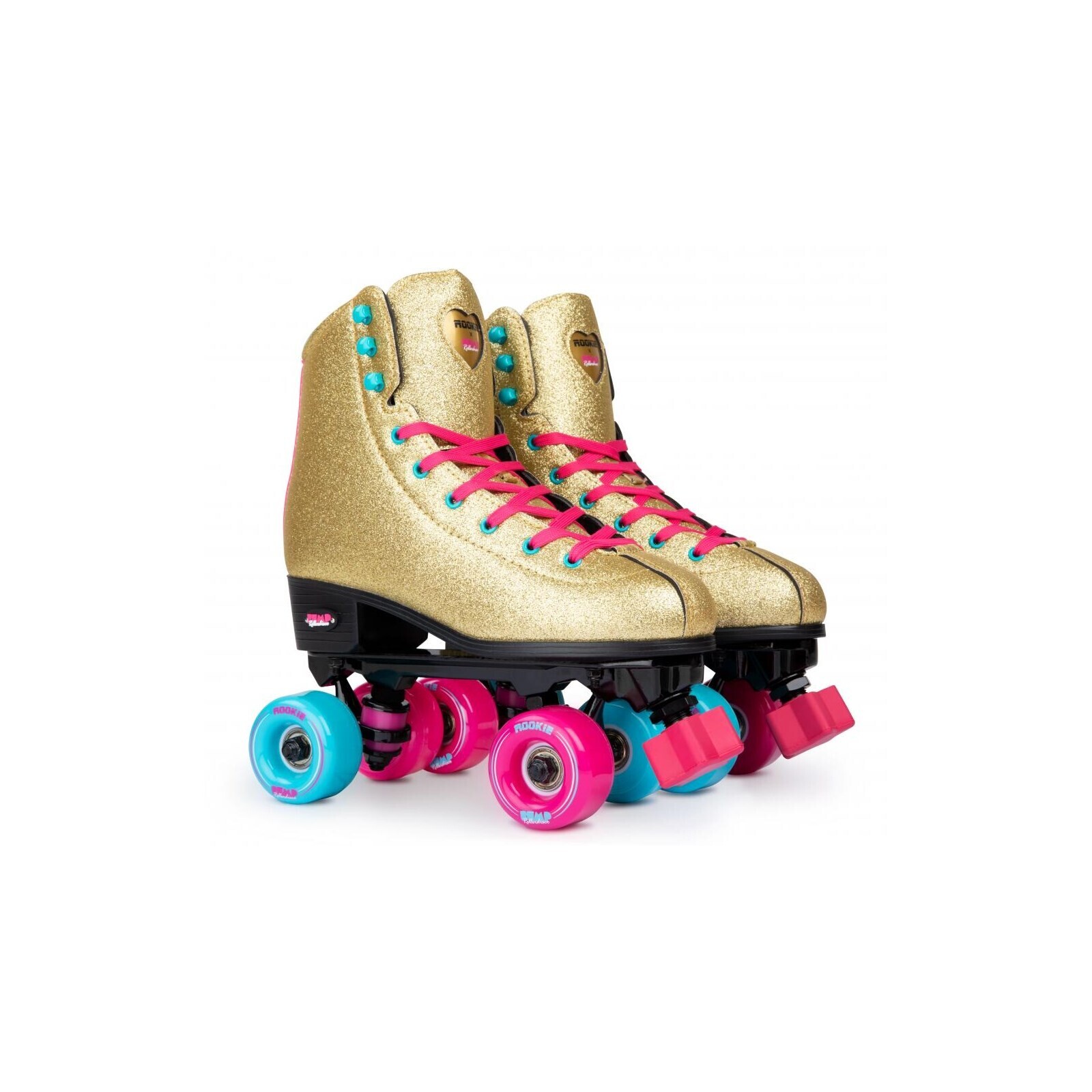 kolečkové brusle ROOKIE - BUMP Rollerdisco V2 Gold (GOLD) velikost: 40.5