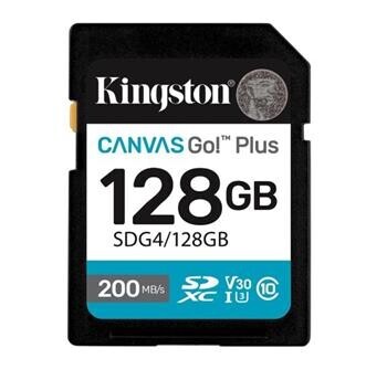 Kingston Canvas Go! Plus - paměťová karta flash - 128 GB - SDXC