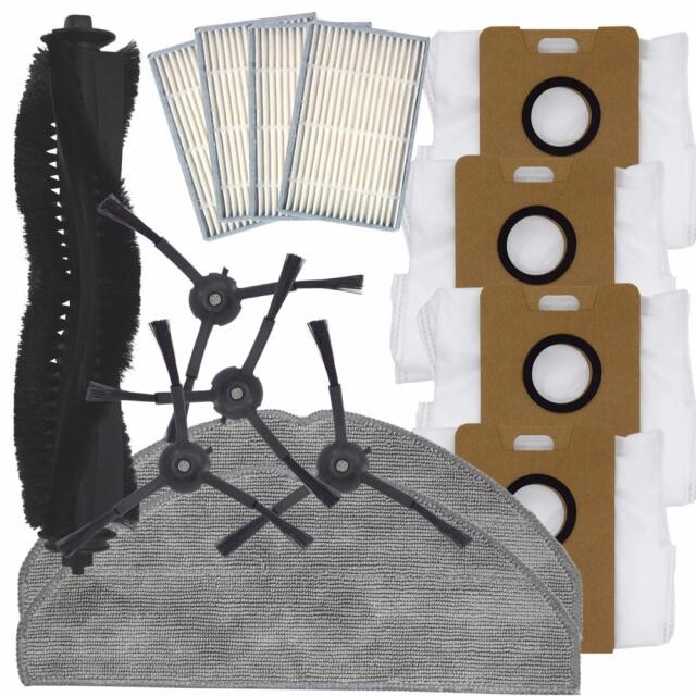 15ks Sada kartáče, HEPA filtry, sáčky a mopy pro TP-Link Tapo RV20/RV30 Max Plus