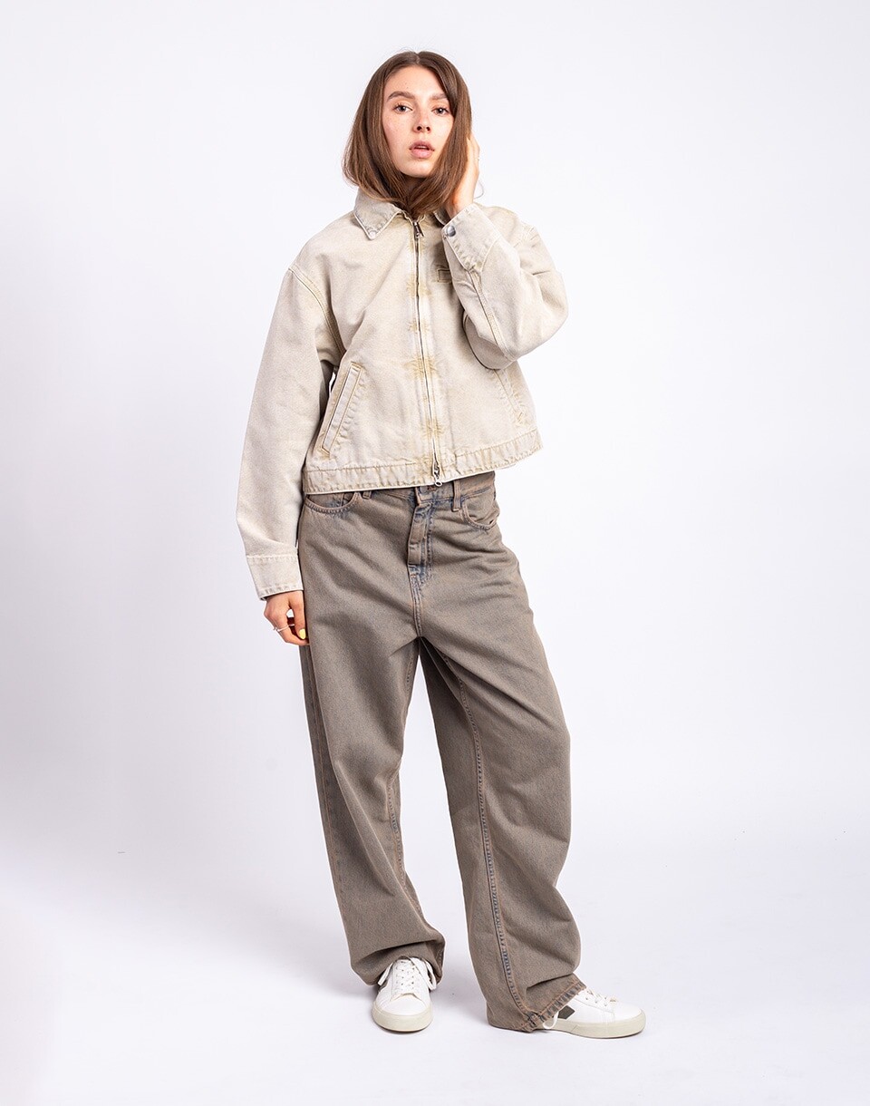 Carhartt WIP W' Emery Jacket Dusty H Brown/ Dusty H Brown chalk wash XS