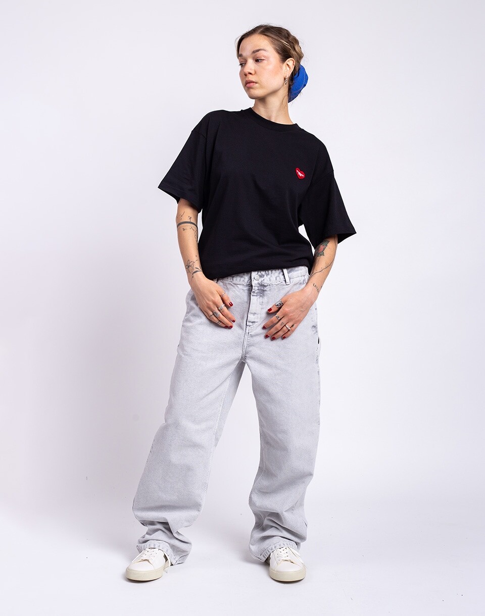 Carhartt WIP W' Pierce Pant Straight Black chalk wash 24