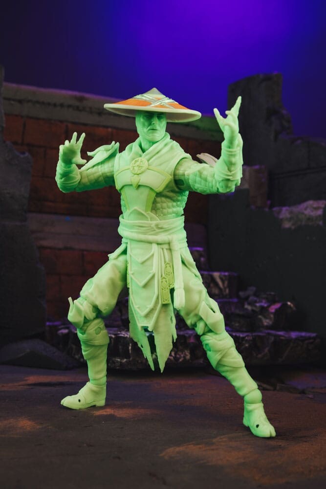 McFarlane | Mortal Kombat - sběratelská figurka Raiden (Gold Label) Glow in the Dark Edition 18 cm