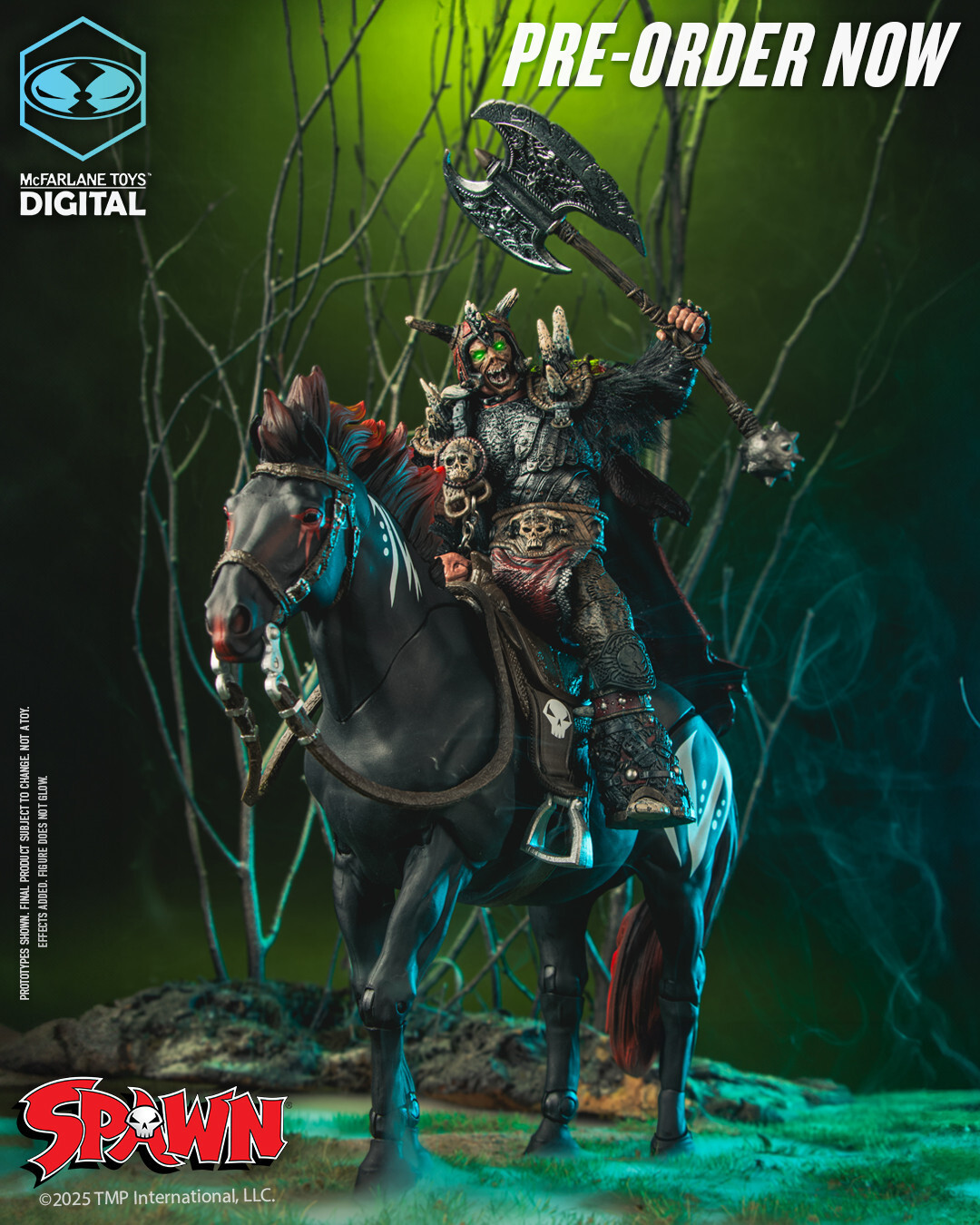 McFarlane | Spawn The Dark Ages - sběratelská figurka Bloodaxe with Horse 18 cm