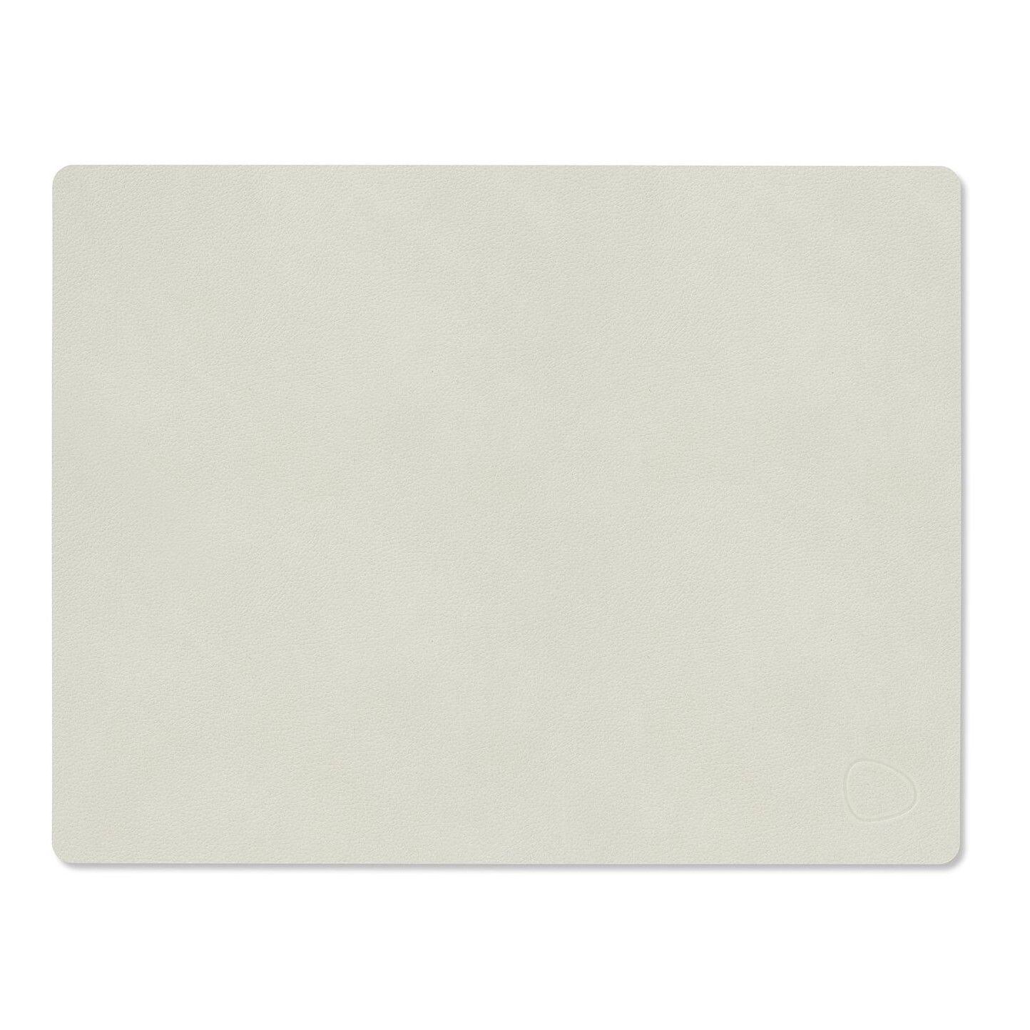 Prostírání SQUARE NUPO 26 x 34 cm, lněná, kůže, LIND DNA