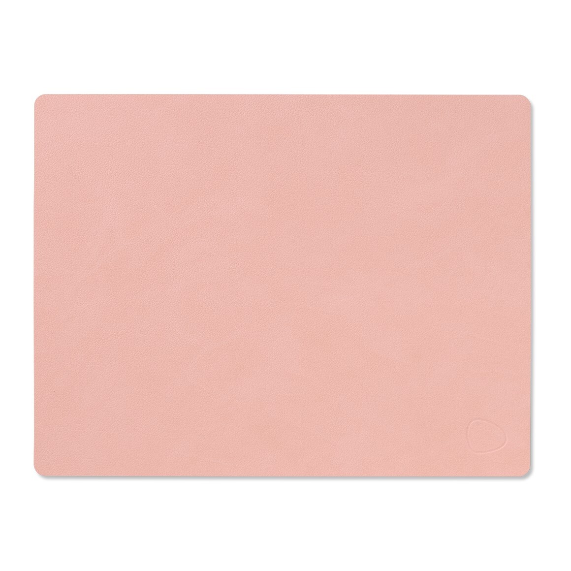 Prostírání SQUARE NUPO 26 x 34 cm, růžová, kůže, LIND DNA