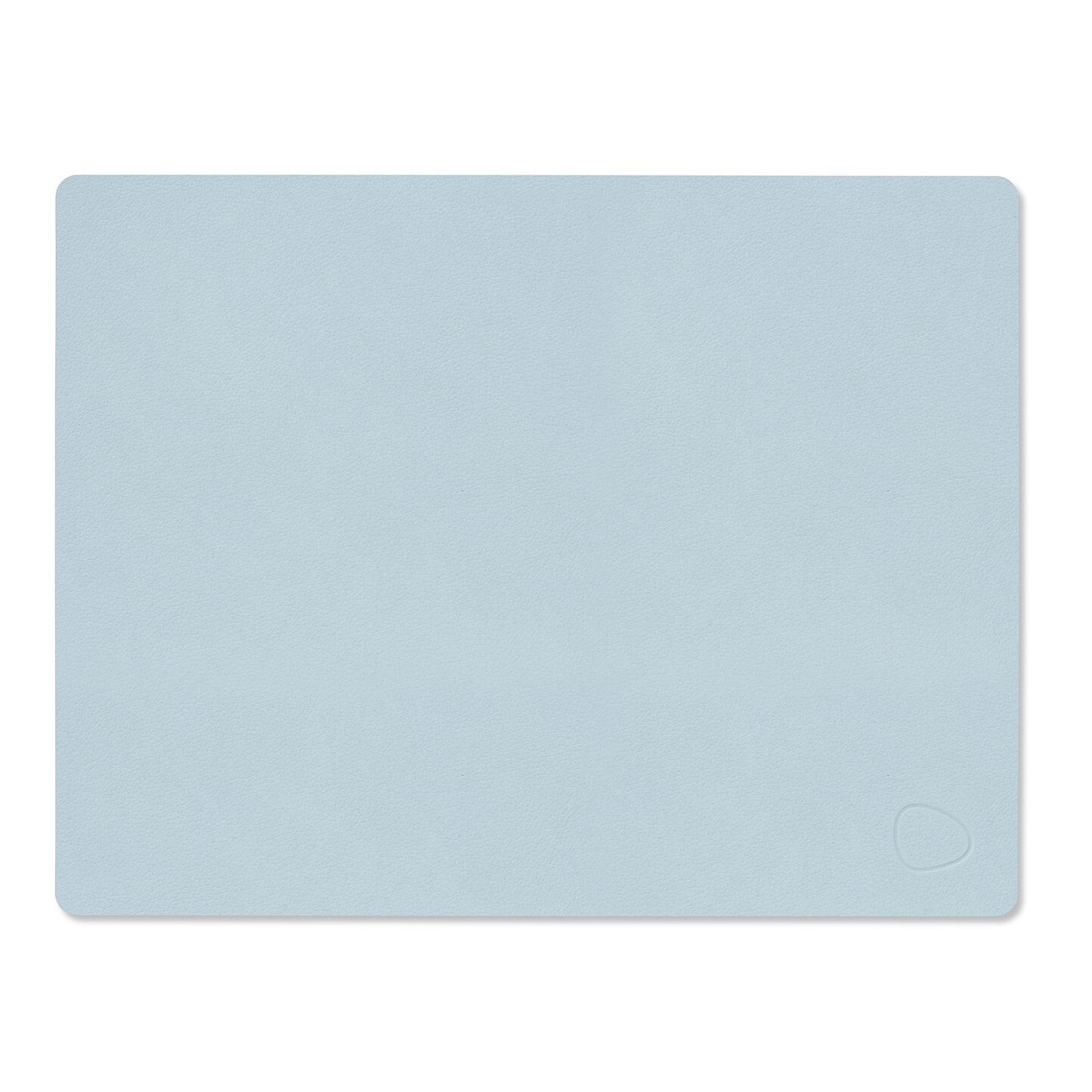 Prostírání SQUARE NUPO 26 x 34 cm, jemně oblačná, kůže, LIND DNA