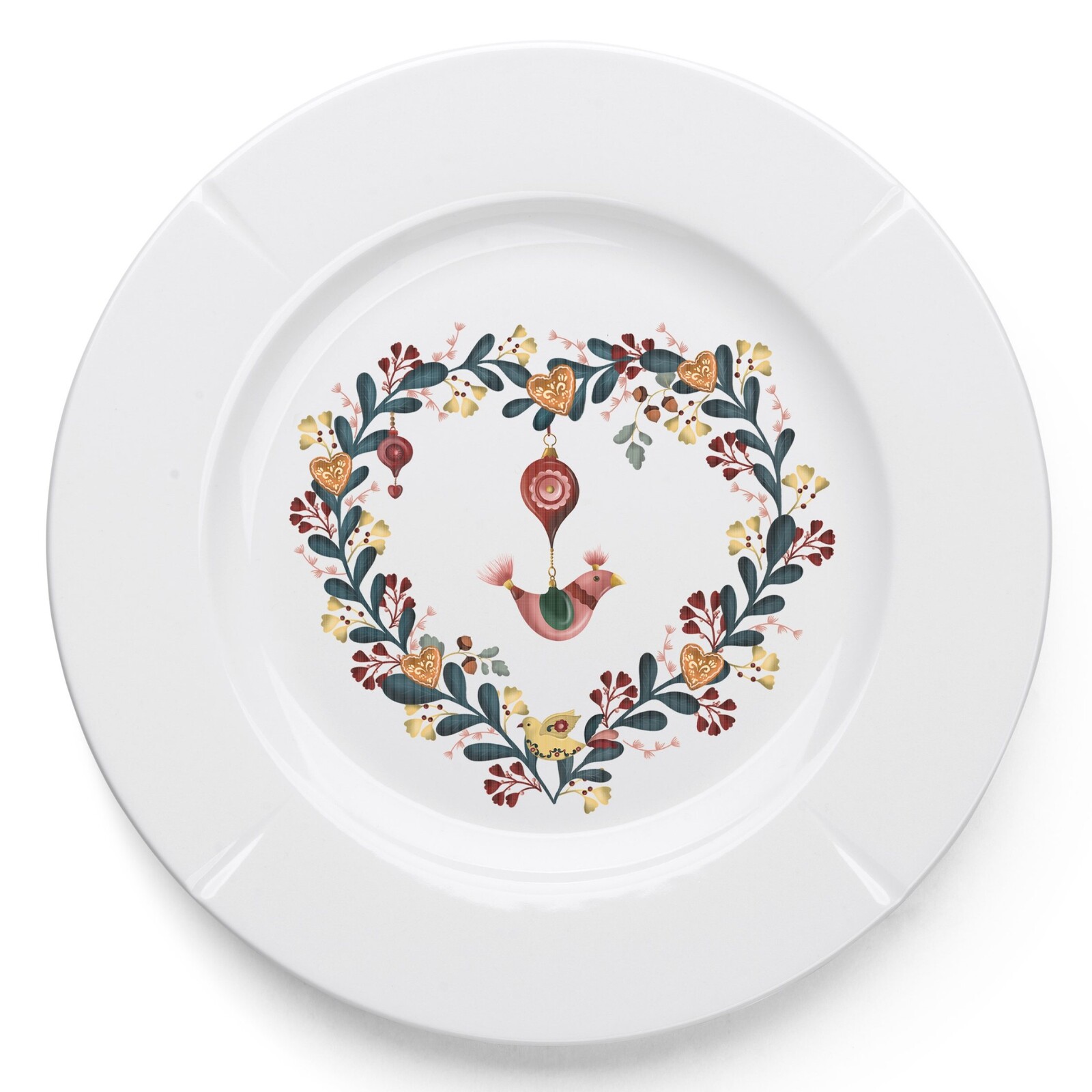 Dezertní talíř GRAND CRU COTTAGE 19 cm, bílá, porcelán, Rosendahl