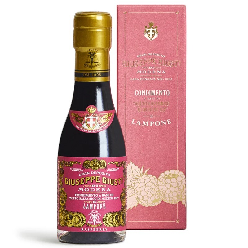 GIUSTI Modena 1605 Balzamikový ocet 100 ml, malina, Giusti