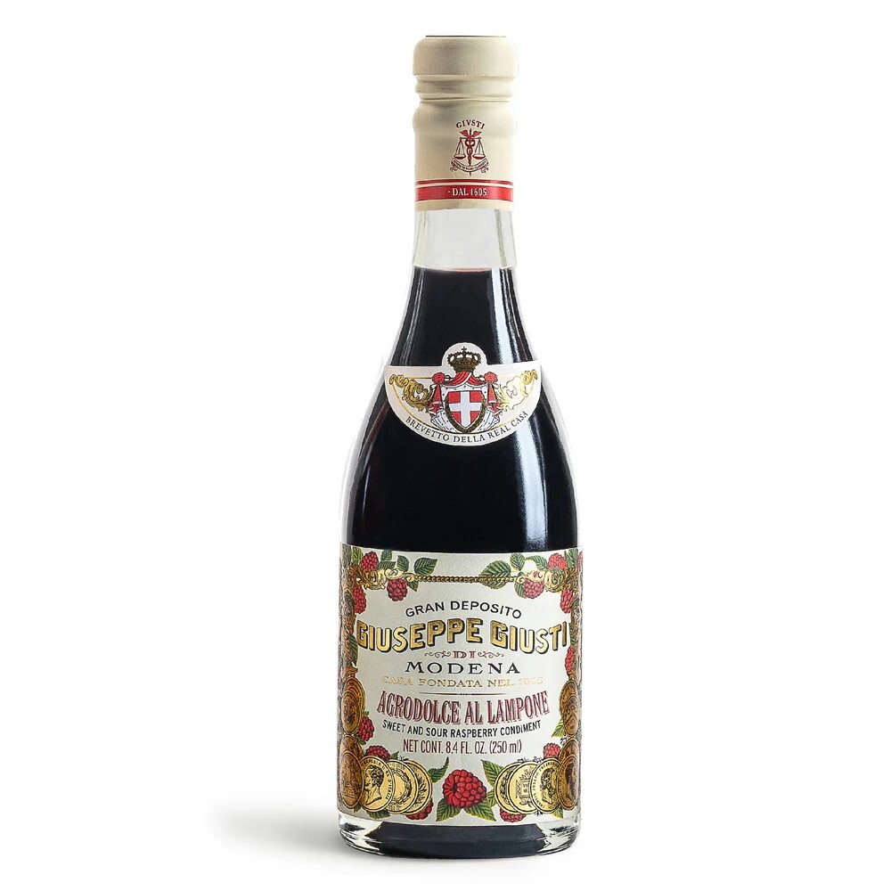 GIUSTI Modena 1605 Sladkokyselý kondiment 250 ml, malina, Giusti
