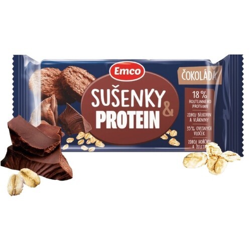EMCO Sušenky&Protein čokoláda 60g