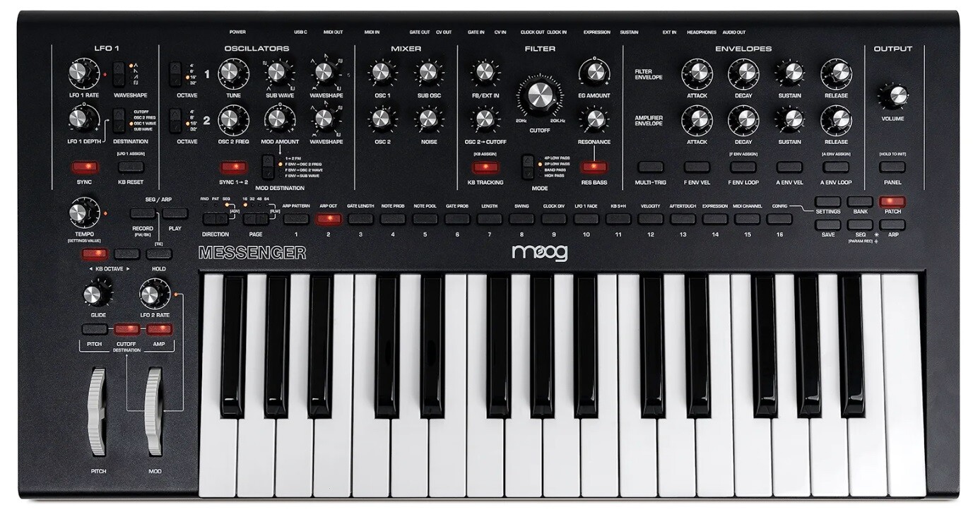 Moog MESSENGER (rozbalené)