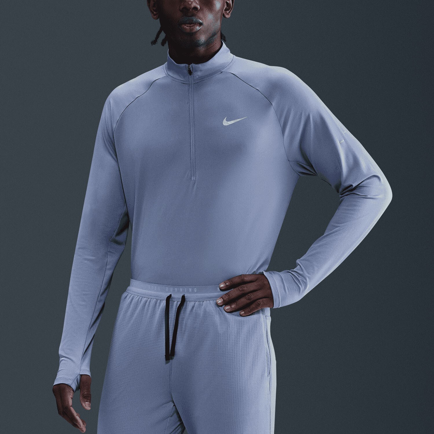 Nike Men Dri-Fit Stride Half-Zip Midlayer Running Top XL