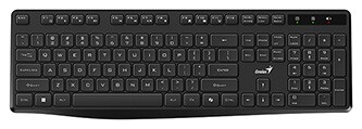 Genius KB-7200 COPILOT, klávesnice CZ/SK, 2.4 [Ghz], bezdrátová, černá