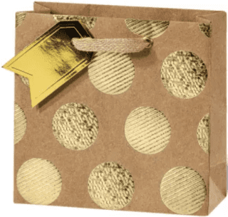 Luxusní dárková taška Golden Dots