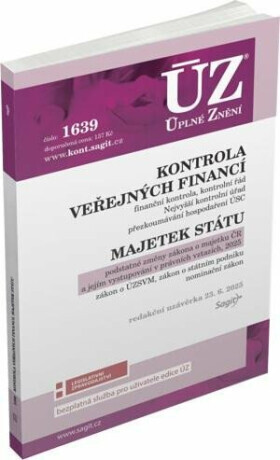 ÚZ 1639 Kontrola veřejných financí