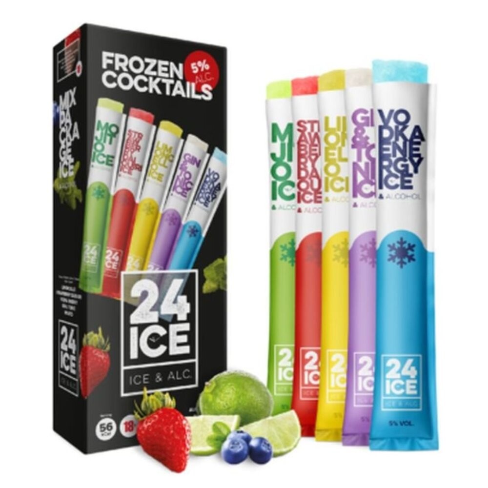 24 Ice Mix Frozen Cocktails 5×0,065l 5%