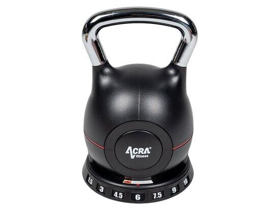 Kettlebell nové generace 7v1 - nastavitelný, 1,5 - 10 kg